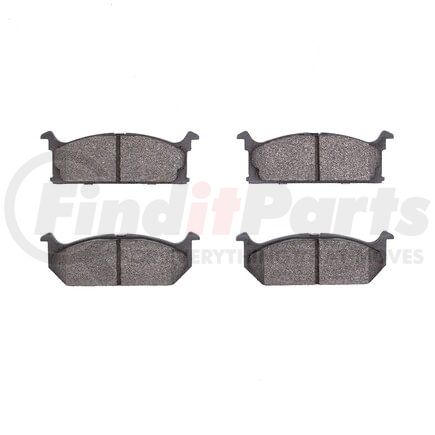 Dynamic Friction Company 1551-0296-00 5000 Advanced Brake Pads - Semi Metallic