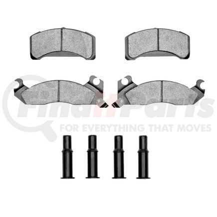 Dynamic Friction Company 1551-0310-02 5000 Advanced Pads - Semi-Metallic and Hardware Kit