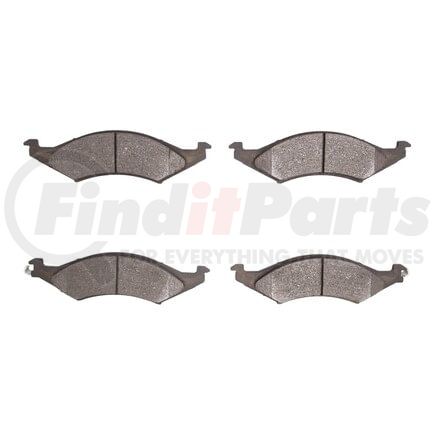 Dynamic Friction Company 1551-0324-00 5000 Advanced Brake Pads - Semi Metallic