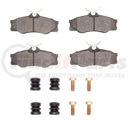 Dynamic Friction Company 1551-0338-01 5000 Advanced Pads - Semi-Metallic and Hardware Kit