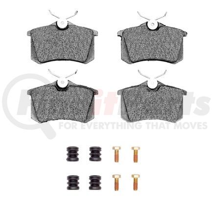 Dynamic Friction Company 1551-0340-05 5000 Advanced Pads - Ceramic and Hardware Kit