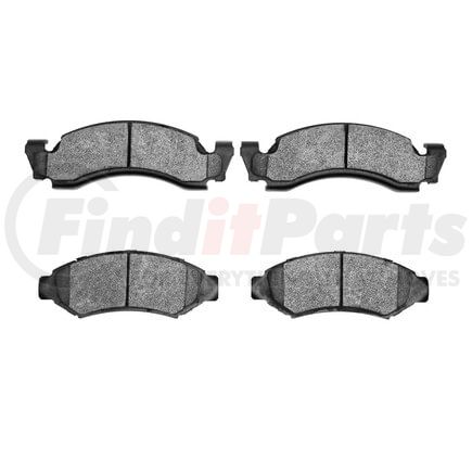 Dynamic Friction Company 1551-0375-00 5000 Advanced Brake Pads - Semi Metallic