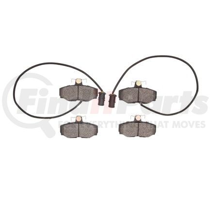 Dynamic Friction Company 1551-0408-00 5000 Advanced Brake Pads - Semi Metallic