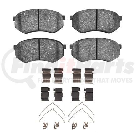 Dynamic Friction Company 1551-0433-01 5000 Advanced Pads - Ceramic and Hardware Kit