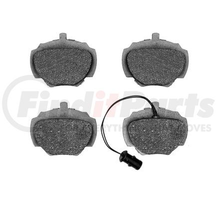Dynamic Friction Company 1551-0518-00 5000 Advanced Brake Pads - Low Metallic