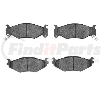 Dynamic Friction Company 1551-0522-00 5000 Advanced Brake Pads - Semi Metallic