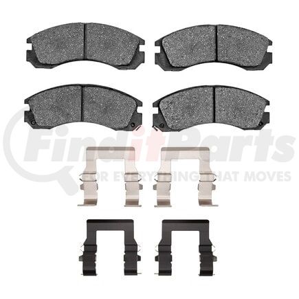 Dynamic Friction Company 1551-0530-01 5000 Advanced Pads - Ceramic and Hardware Kit