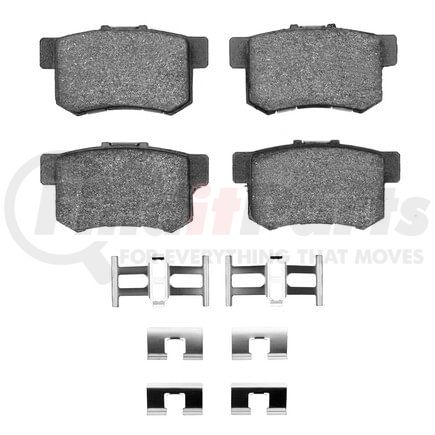 Dynamic Friction Company 1551-0537-01 5000 Advanced Pads - Ceramic and Hardware Kit