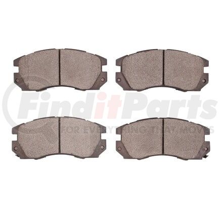 Dynamic Friction Company 1551-0563-00 5000 Advanced Brake Pads - Ceramic