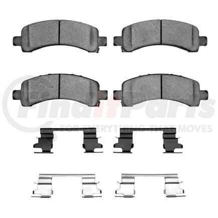 Dynamic Friction Company 1214-0974-11 Heavy Duty Pads and Hardware Kit