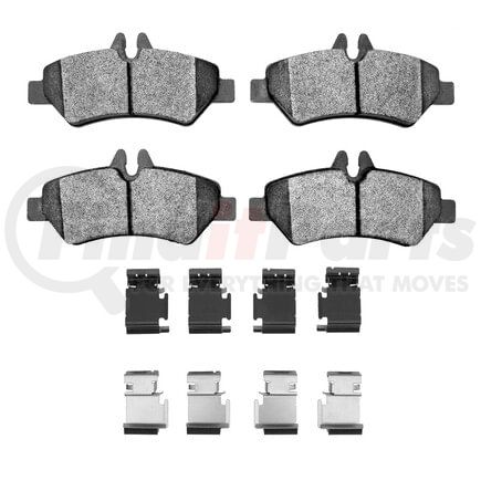 Dynamic Friction Company 1214-1317-01 Heavy Duty Pads and Hardware Kit