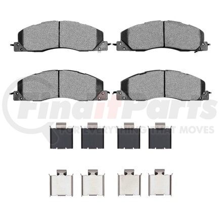 Dynamic Friction Company 1214-1399-01 Heavy Duty Pads and Hardware Kit