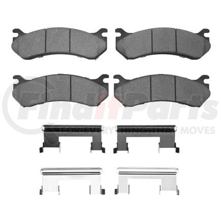 Dynamic Friction Company 1400-0785-01 Ultimate Duty Performance Brake Pads and Hardware Kit