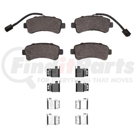 Dynamic Friction Company 1214-1746-01 Heavy Duty Pads and Hardware Kit