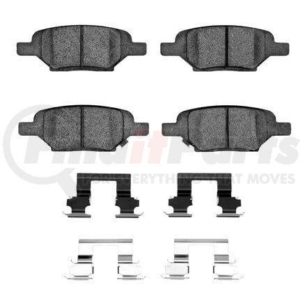 Dynamic Friction Company 1310-1033-01 3000 Ceramic Pads and Hardware Kit