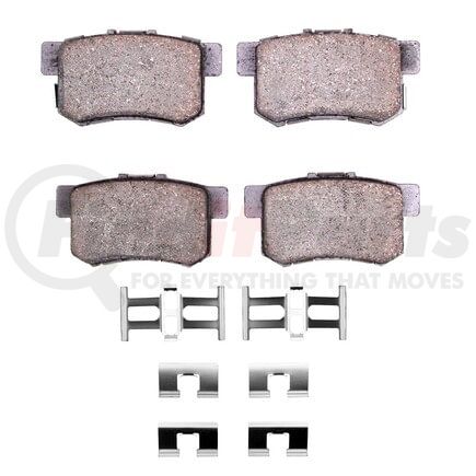 Dynamic Friction Company 1310-1086-01 3000 Ceramic Pads and Hardware Kit