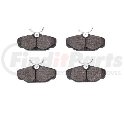 Dynamic Friction Company 1551-0610-00 5000 Advanced Brake Pads - Semi Metallic