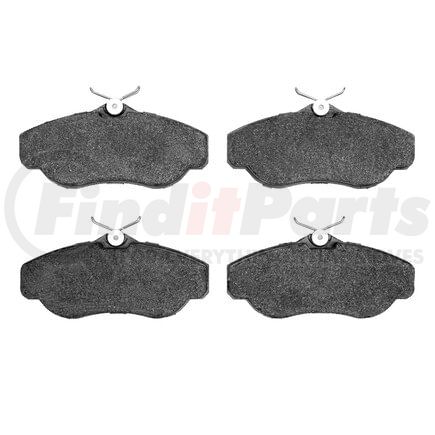Dynamic Friction Company 1551-0676-00 5000 Advanced Brake Pads - Low Metallic