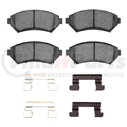 Dynamic Friction Company 1551-0699-01 5000 Advanced Pads - Semi-Metallic and Hardware Kit