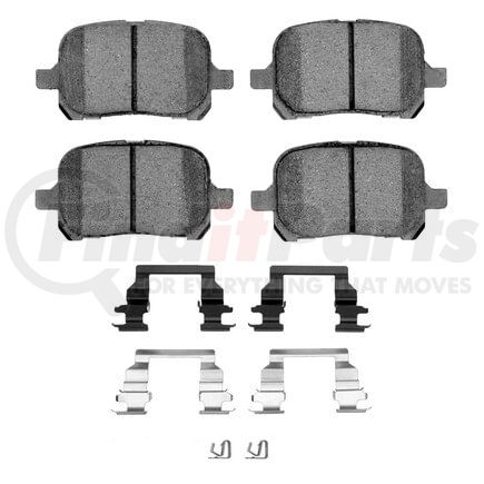Dynamic Friction Company 1551-0707-01 5000 Advanced Pads - Ceramic and Hardware Kit