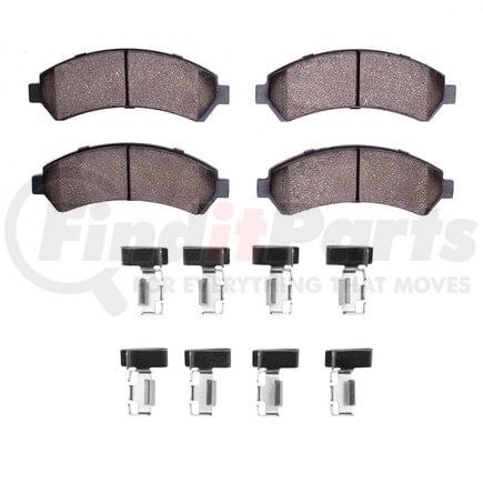 Dynamic Friction Company 1551-0726-01 5000 Advanced Pads - Ceramic and Hardware Kit