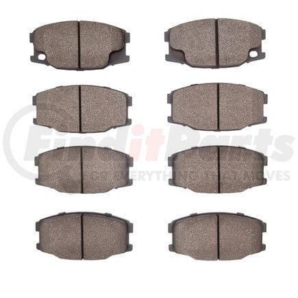 Dynamic Friction Company 1551-0734-00 5000 Advanced Brake Pads