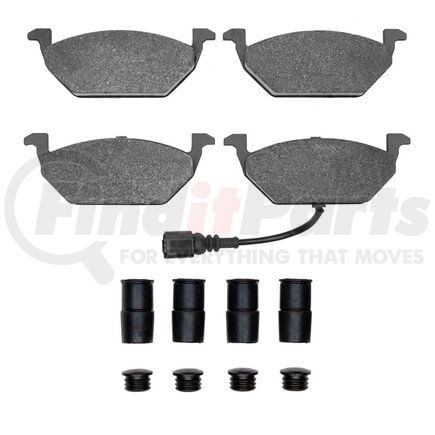 Dynamic Friction Company 1551-0768-01 5000 Advanced Pads - Ceramic and Hardware Kit