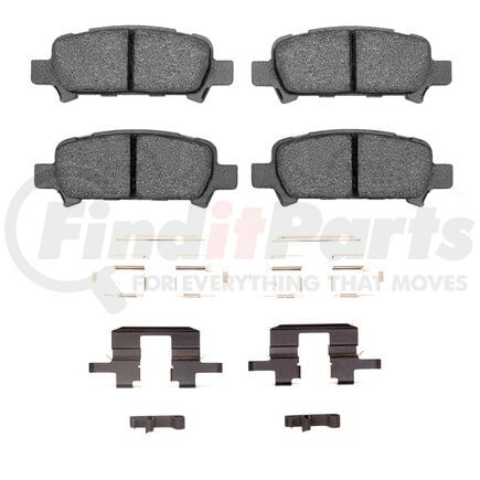 Dynamic Friction Company 1551-0770-01 5000 Advanced Pads - Ceramic and Hardware Kit