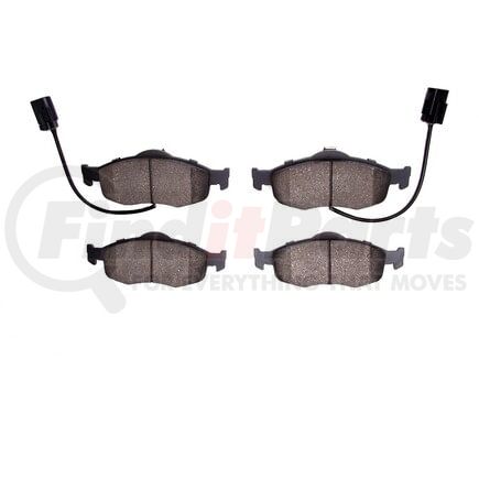 Dynamic Friction Company 1551-0801-00 5000 Advanced Brake Pads - Low Metallic