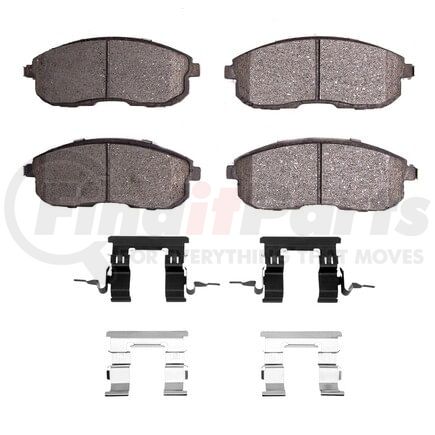Dynamic Friction Company 1551-0815-11 5000 Advanced Pads - Ceramic and Hardware Kit