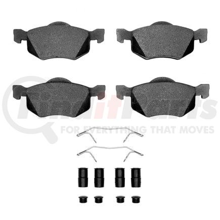 Dynamic Friction Company 1551-0843-01 5000 Advanced Pads - Ceramic and Hardware Kit