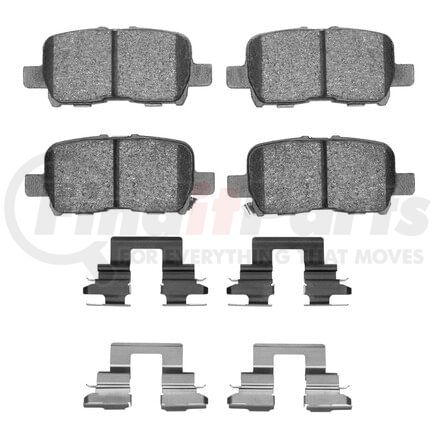 Dynamic Friction Company 1551-0865-01 5000 Advanced Pads - Ceramic and Hardware Kit