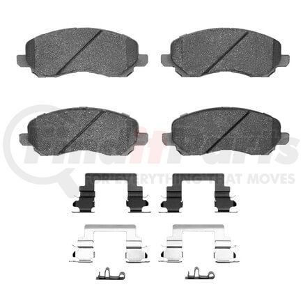 Dynamic Friction Company 1551-0866-01 5000 Advanced Pads - Ceramic and Hardware Kit