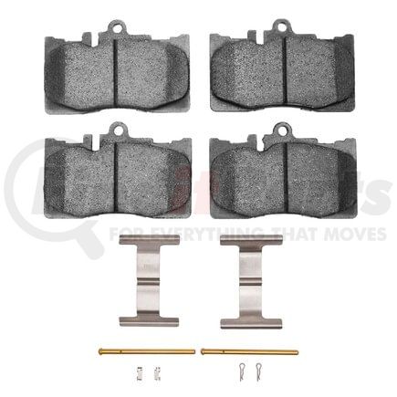 Dynamic Friction Company 1551-0870-01 5000 Advanced Pads - Ceramic and Hardware Kit