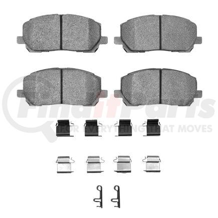 Dynamic Friction Company 1551-0884-01 5000 Advanced Pads - Ceramic and Hardware Kit