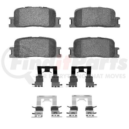 Dynamic Friction Company 1551-0885-02 5000 Advanced Pads - Ceramic and Hardware Kit