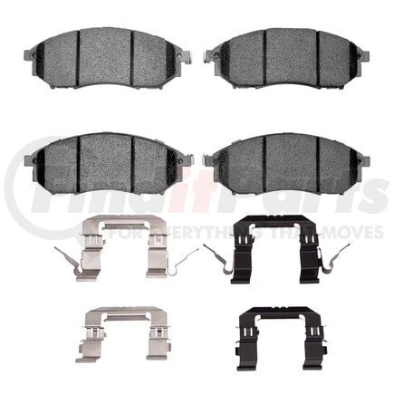 Dynamic Friction Company 1551-0888-02 5000 Advanced Pads - Ceramic and Hardware Kit