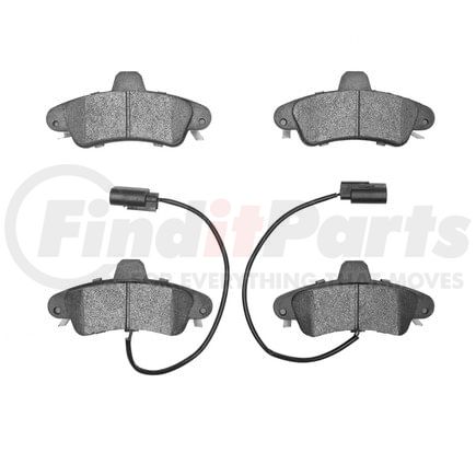 Dynamic Friction Company 1551-0899-00 5000 Advanced Brake Pads - Semi Metallic