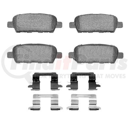 Dynamic Friction Company 1551-0905-03 5000 Advanced Pads - Ceramic and Hardware Kit