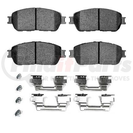 Dynamic Friction Company 1551-0906-11 5000 Advanced Pads - Ceramic and Hardware Kit