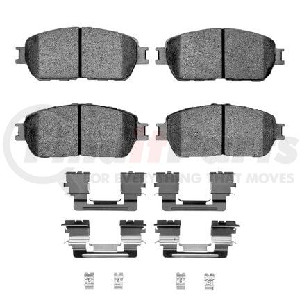 Dynamic Friction Company 1551-0906-12 5000 Advanced Pads - Ceramic and Hardware Kit