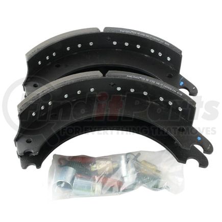 Mack 1000-BKE4715QHD23 Drum Brake Shoe Kit - 16.50 in x 6.00 in., Q Plus, 23,000 Wt. Rating