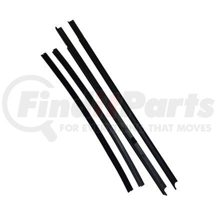 Fairchild KG2169 4-PC Door Window Belt Weatherstrip Kit for 1997-04 Chevrolet Corvette, Coupe