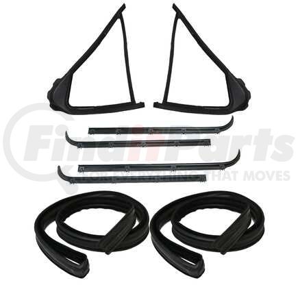 Fairchild KF4926 8 pc Belt Weatherstrip, Vent Window Seal,Window Channel Kit