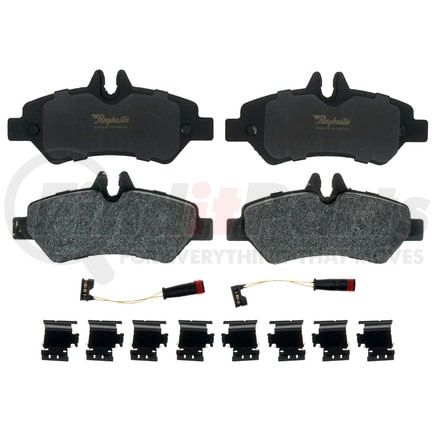 Raybestos ATD1317M Brake Parts Inc Raybestos AT Overstock Metallic Disc Brake Pad Set