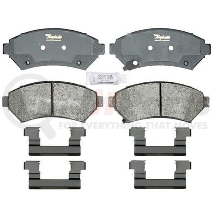 Raybestos ATD699M Brake Parts Inc Raybestos AT Overstock Metallic Disc Brake Pad Set