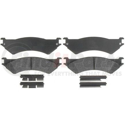 Raybestos ATD802M Brake Parts Inc Raybestos AT Overstock Metallic Disc Brake Pad Set