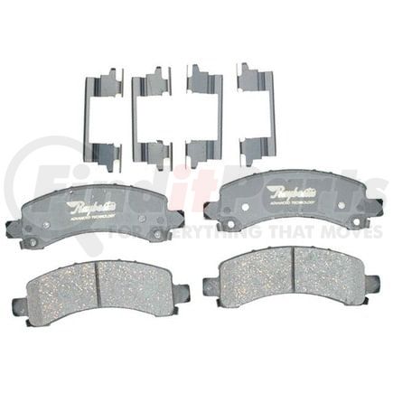 Raybestos ATD974AC Brake Parts Inc Raybestos AT Overstock Ceramic Disc Brake Pad Set