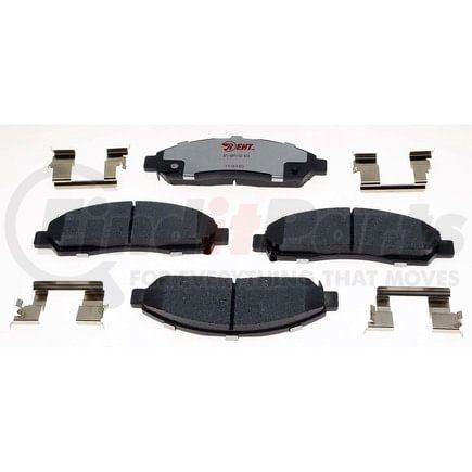 Raybestos EHT1039H Raybestos Element3 Hybrid Brake Pad Set
