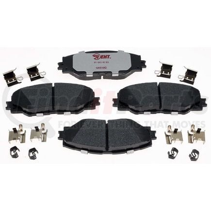 Raybestos EHT1211H Raybestos Element3 Hybrid Brake Pad Set